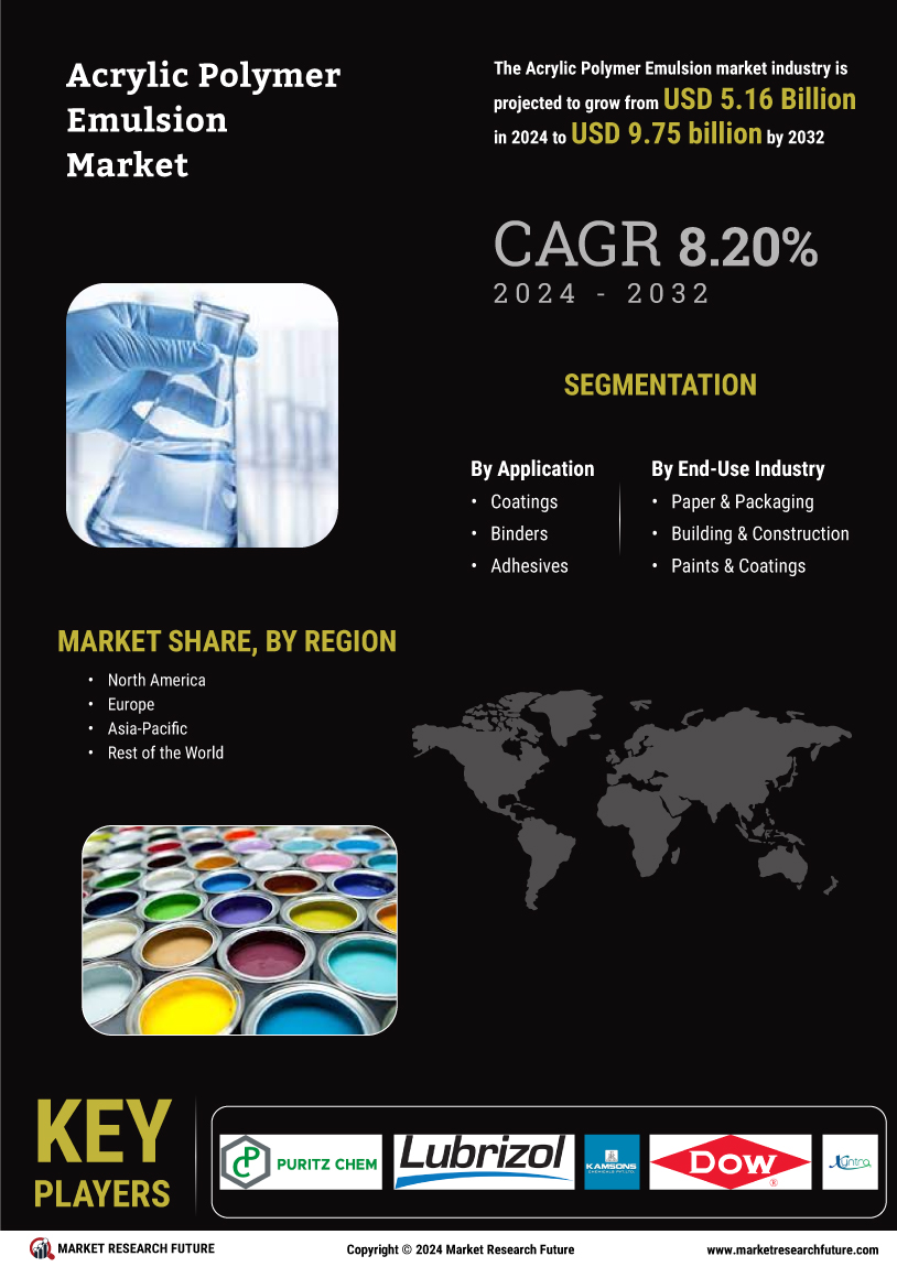 Acrylic polymer emulsion market infographs