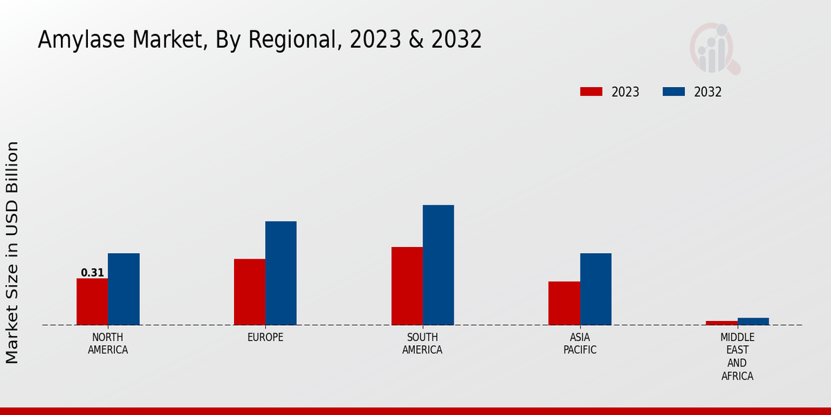 Amylase Market By Regional 