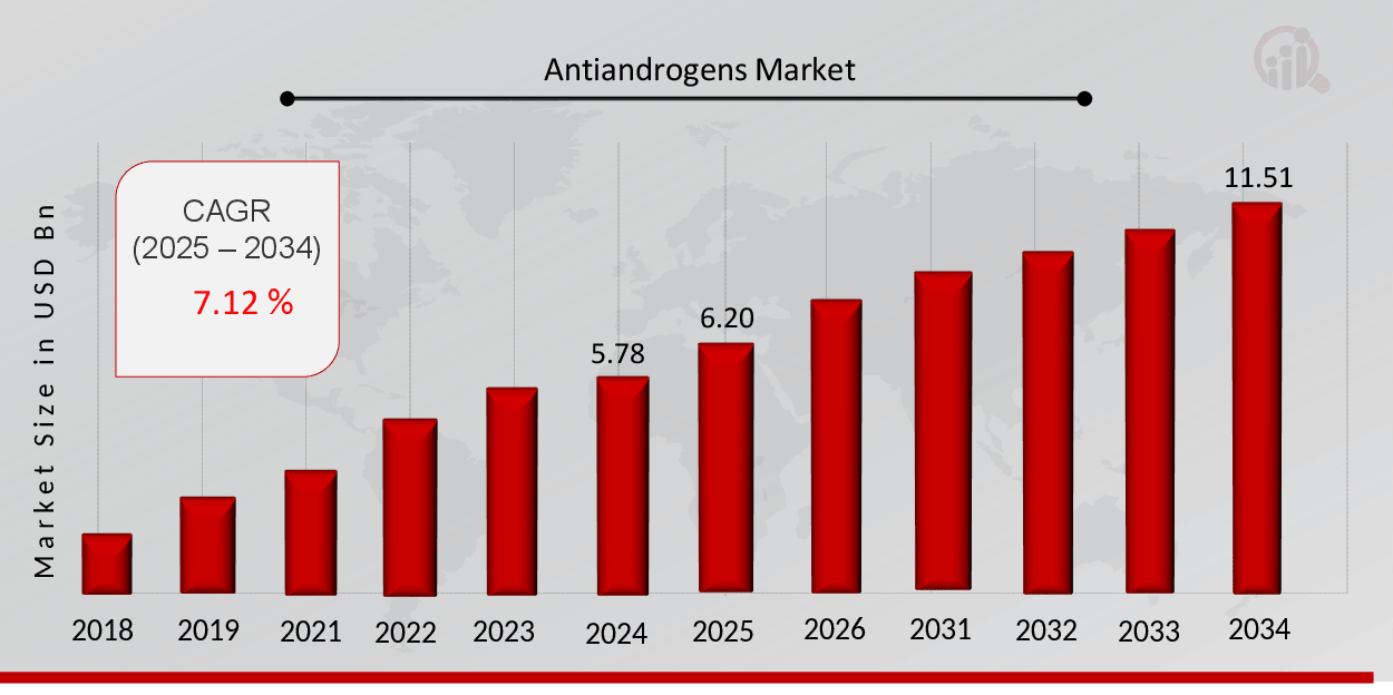 Antiandrogens Market Overview 2025-2034