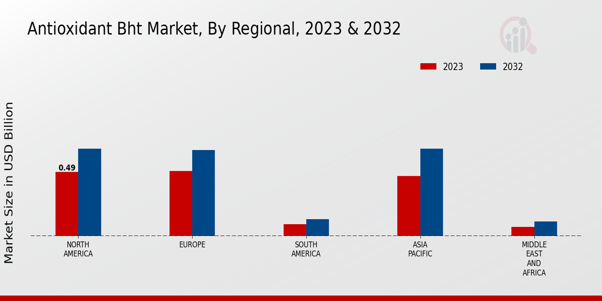 Antioxidant BHT Market Regional Insights