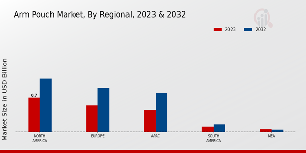 Arm Pouch Market Regional Insights