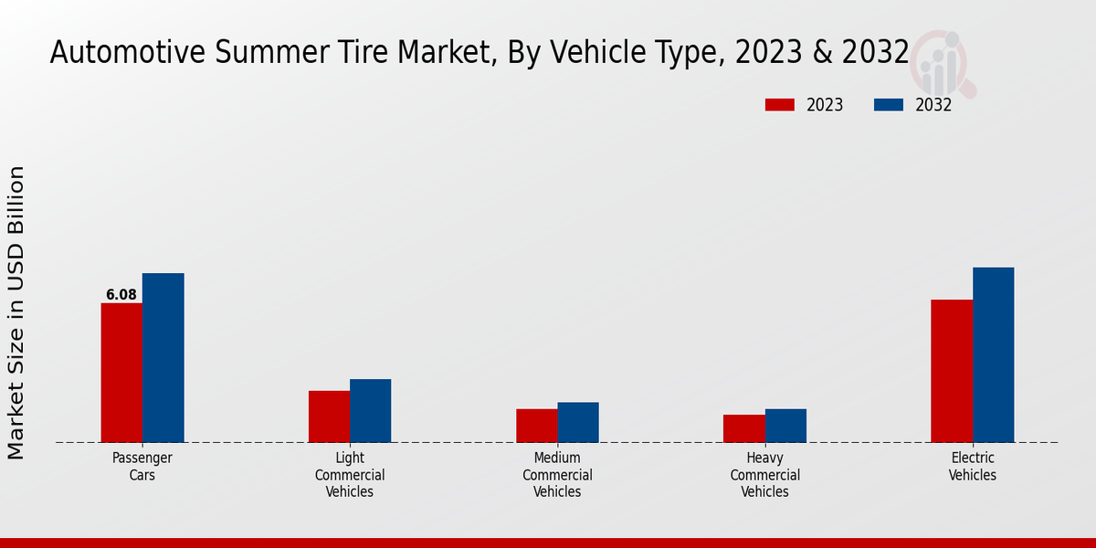 Automotive Summer Tire Market Vehicle Type Insights