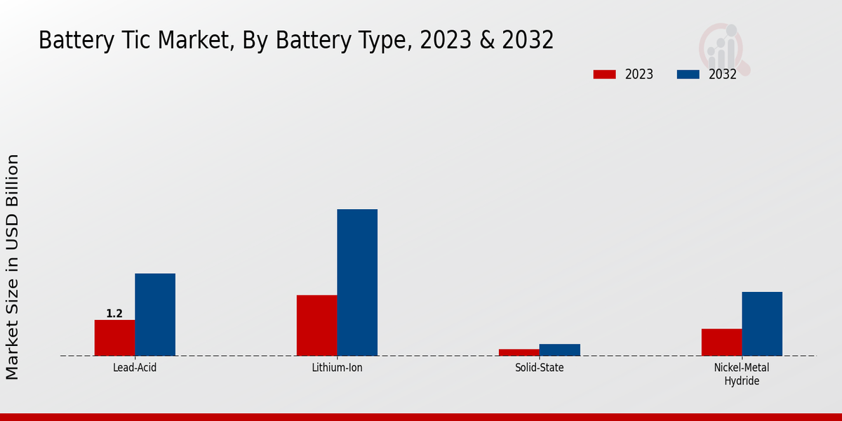 Battery TIC Market Battery Type Insights