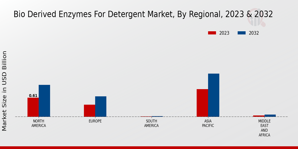 Bio Derived Enzymes For Detergent Market Regional Insights