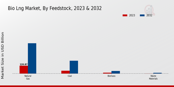 Bio LNG Market, by Feedstock 2023 & 2032