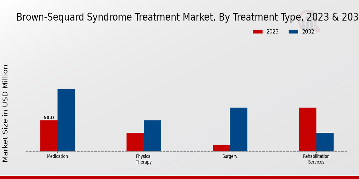 Brown-Sequard Syndrome Treatment Market Treatment Type Insights