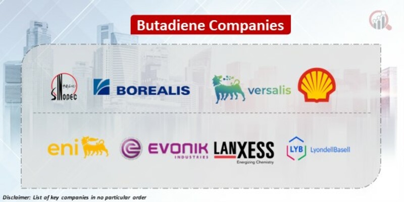 Butadiene Key Companies