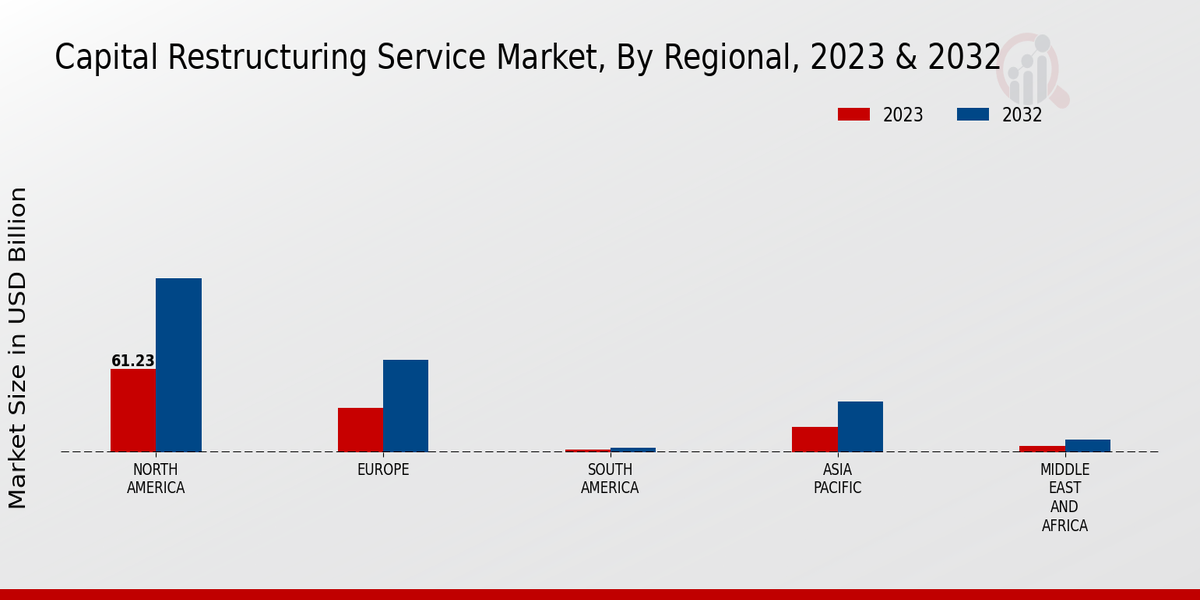 Capital Restructuring Service Market Regional Insights