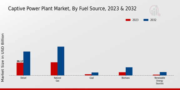 Captive Power Plant Market, By Fuel Source