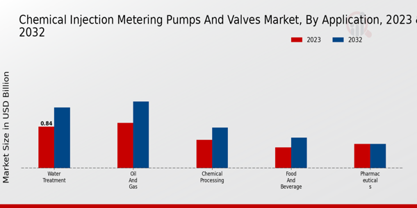 Chemical Injection Metering Pumps and Valves Market Application