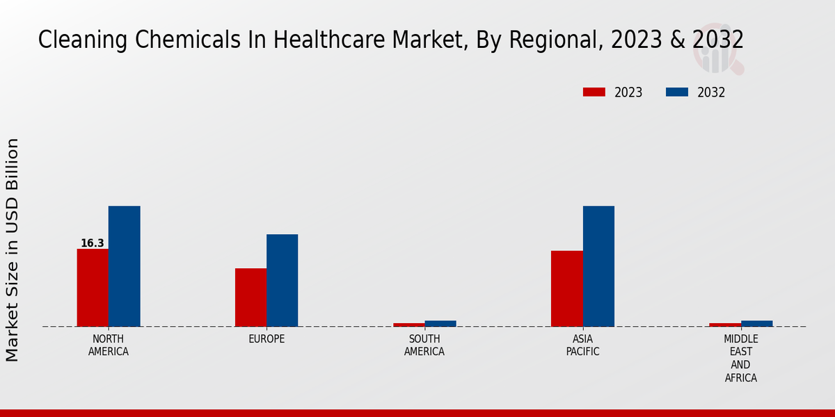 Cleaning Chemicals in Healthcare Market Regional Insights