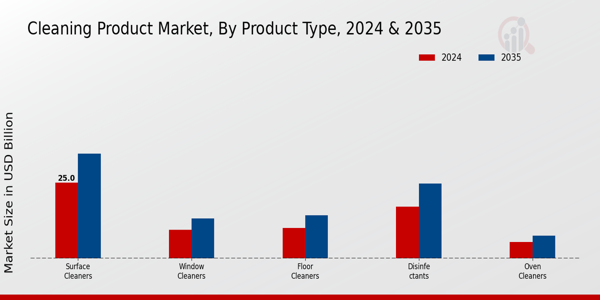 Cleaning Product Market  type insights