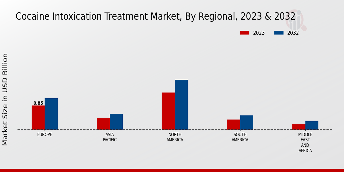 Cocaine Intoxication Treatment Market Regional Insights