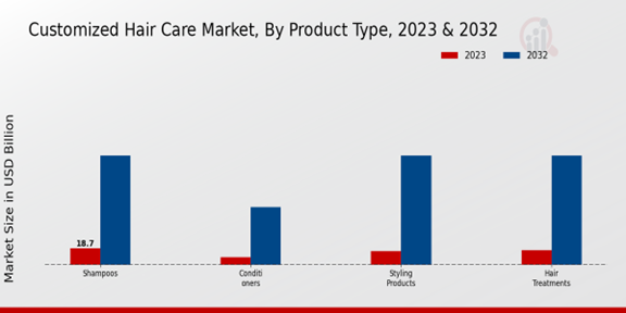 Customized Hair Care Market by Product Type