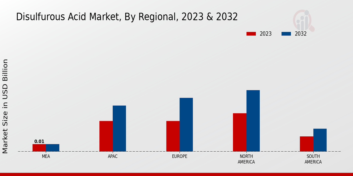 Disulfurous Acid Market Regional Insights