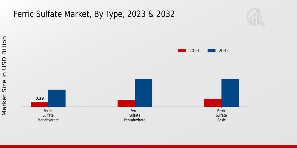 Ferric Sulfate Market By Type