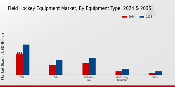 Field Hockey Equipment Market Equipment Type Insights  