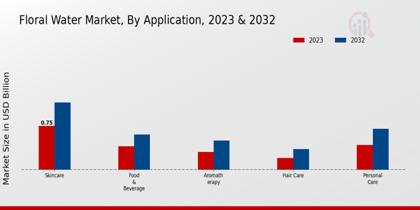 Floral Water Market Application Insights  