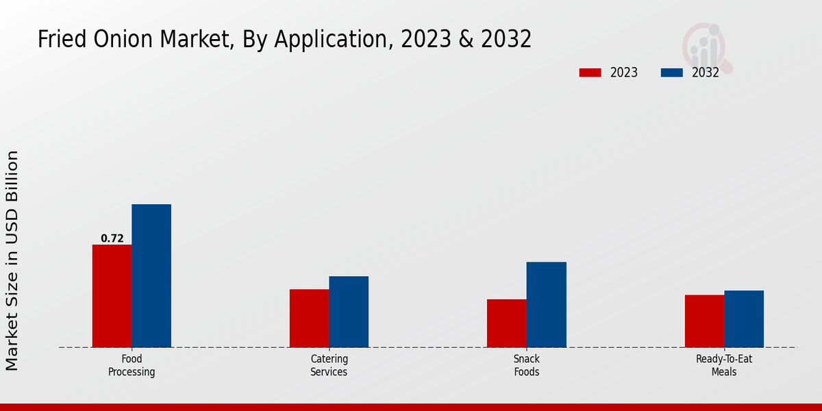 Fried Onion Market Application Insights