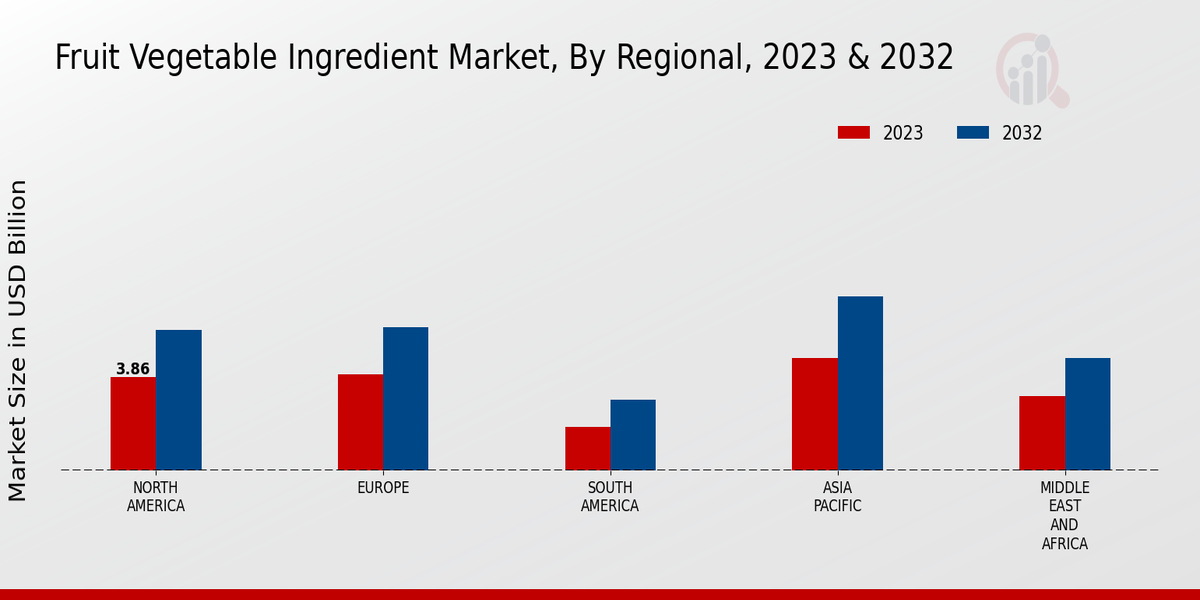 Fruit Vegetable Ingredient Market Regional Insights  