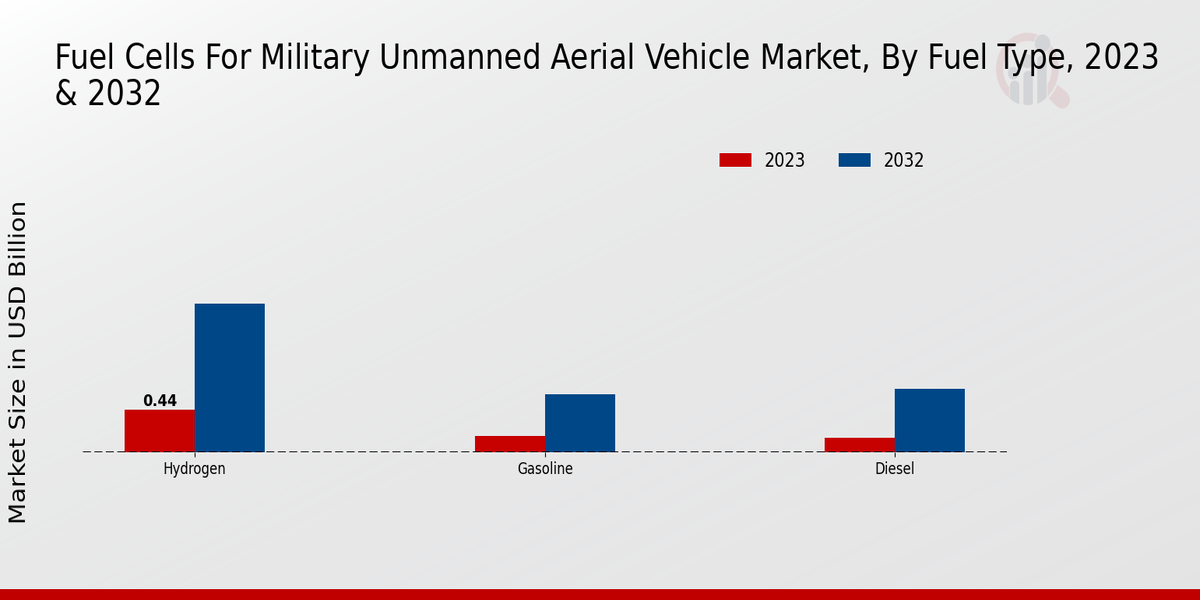 Fuel Cells For Military Unmanned Aerial Vehicle Market Fuel Type