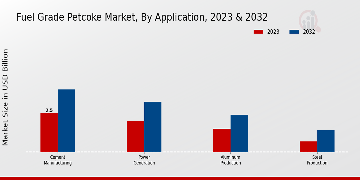 Fuel Grade Petcoke Market Application Insights  