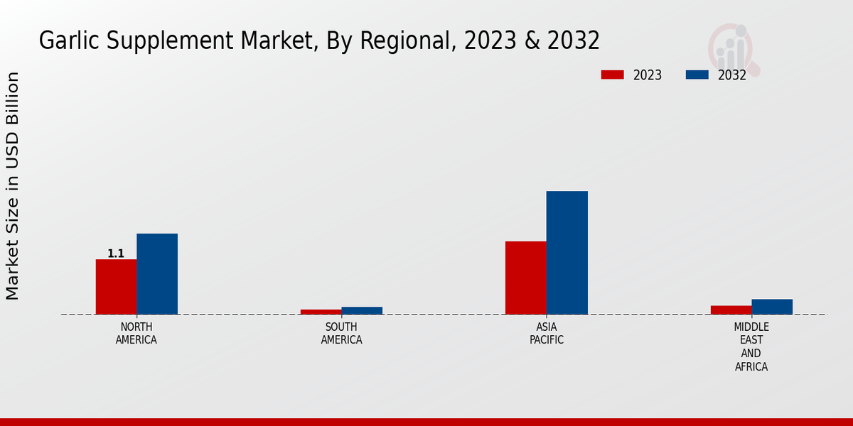 Garlic Supplement Market Regional Insights  