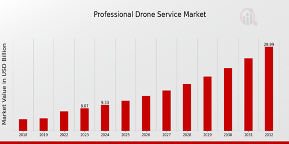 Global Professional Drone Service Market Overview