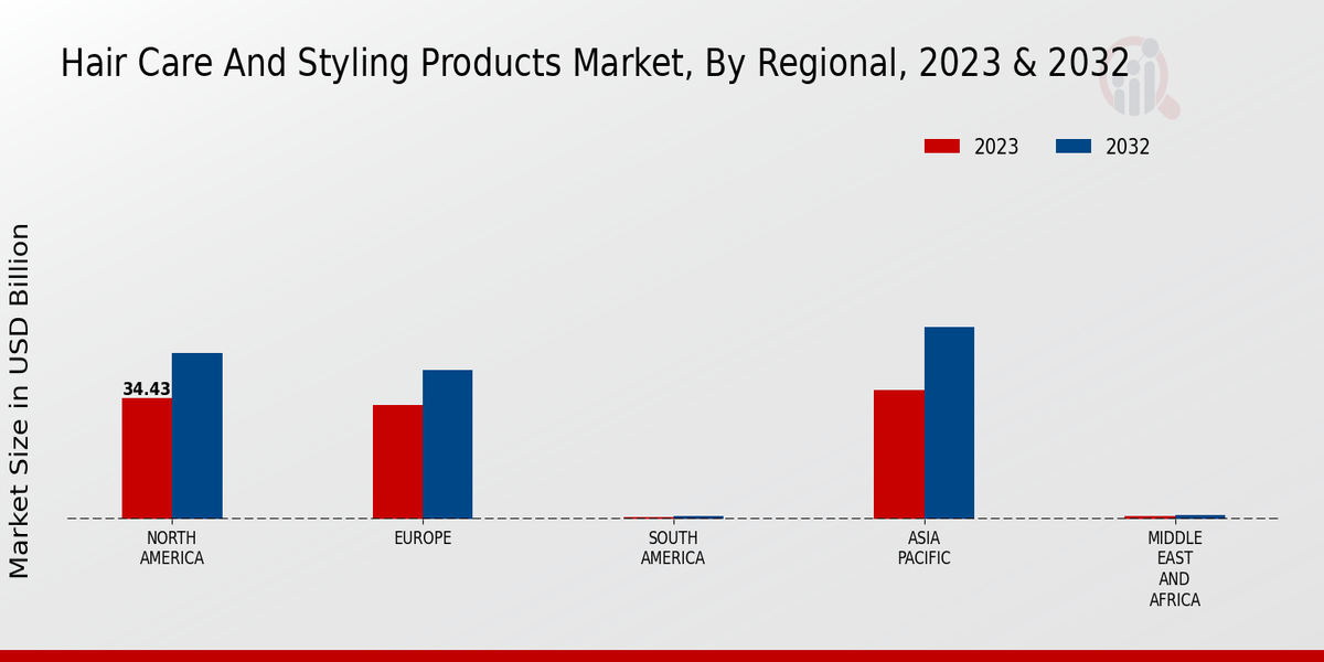 Hair Care and Styling Products Market Regional Insights