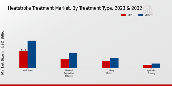 Heatstroke Treatment Market Treatment Type Insights  