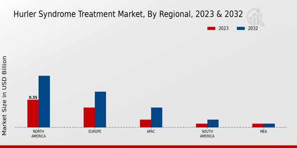 Hurler Syndrome Treatment Market Regional Insights  