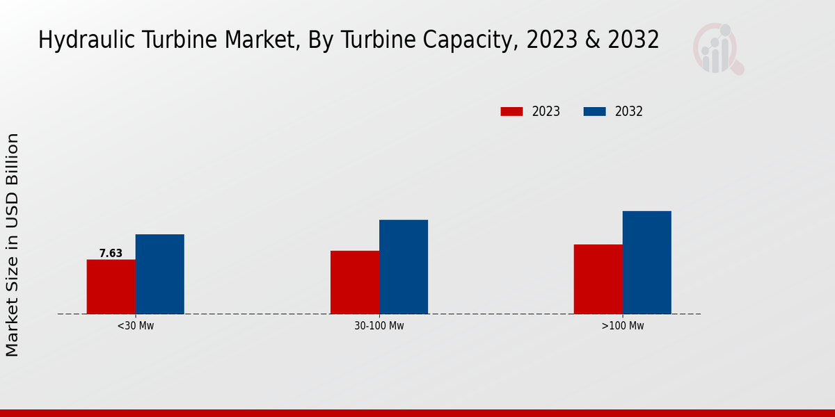 Hydraulic Turbine Market Turbine Capacity Insights