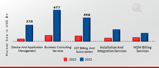 IoT Telecom Services Market, by Service Type