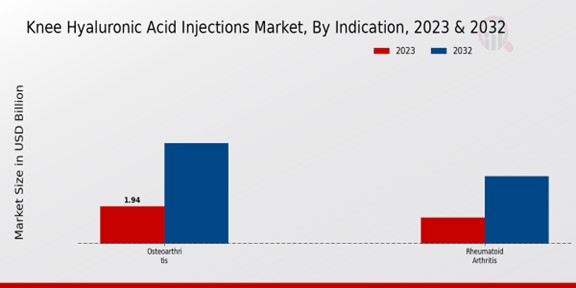 Knee Hyaluronic Acid Injections Market Indication Insights