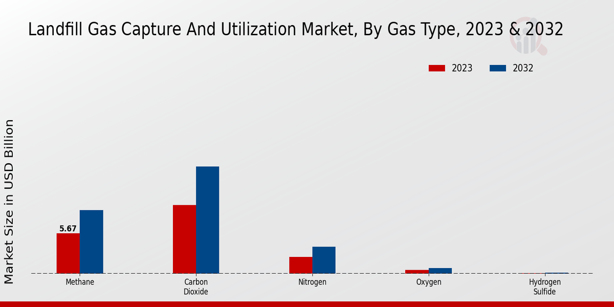 Landfill Gas Capture And Utilization Market Gas Type Insights