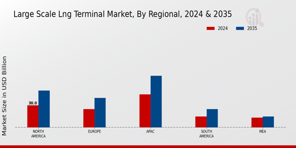 Large-Scale LNG Terminal Market Regional Insights  