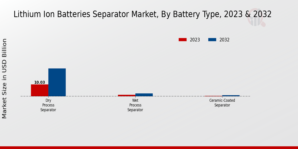 Lithium Ion Batteries Separator Market Battery Type Insights