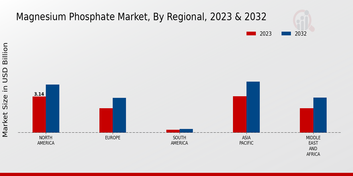 Magnesium Phosphate Market Regional Insights  