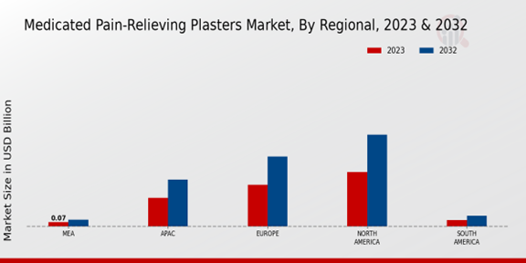 Medicated Pain-Relieving Plasters Market Regional Insights