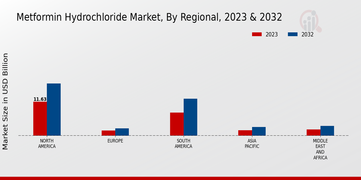 Metformin Hydrochloride Market Regional Insights