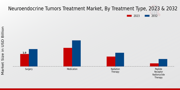 Neuroendocrine Tumors Treatment Market Treatment Type Insights  