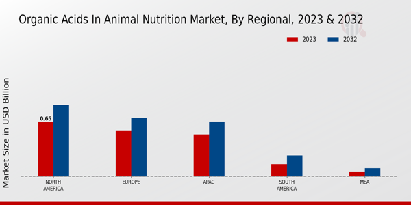 Organic Acids in Animal Nutrition Market Regional Insights