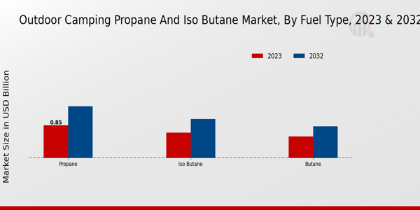 Outdoor Camping Propane and Iso Butane Market Fuel Type Insights  