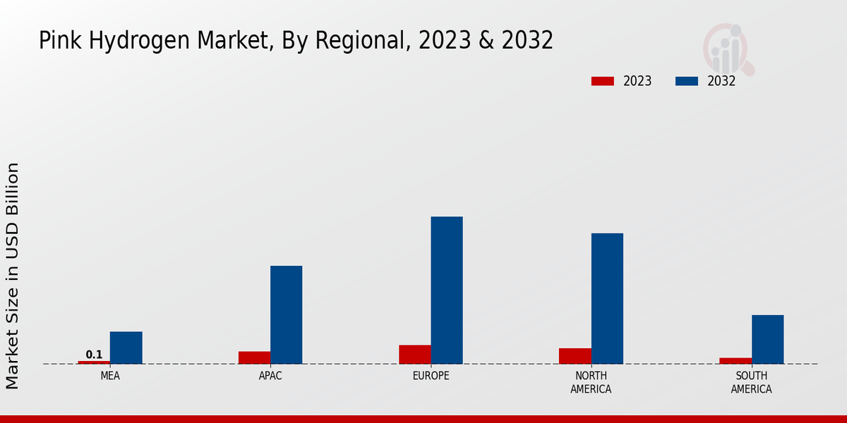 Pink Hydrogen Market Regional Insights  