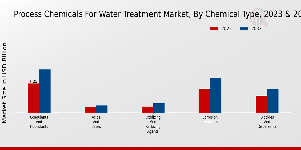 Process Chemicals For Water Treatment Market Chemical Type Insights