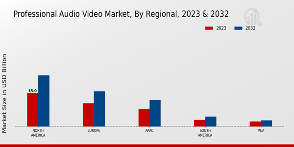 Professional Audio Video Market regional insights