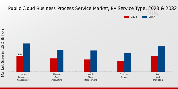 Public Cloud Business Process Service Market Service Type Insights