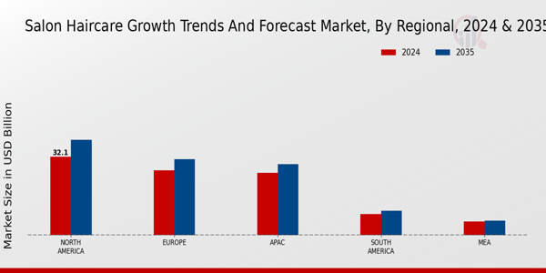 Salon Haircare Market Regional Insights