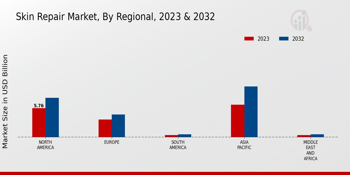 Skin Repair Market By Region