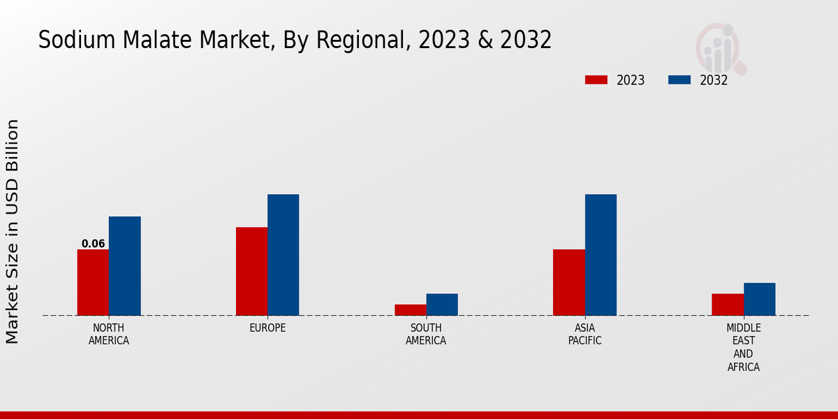 Sodium Malate Market Regional Insights